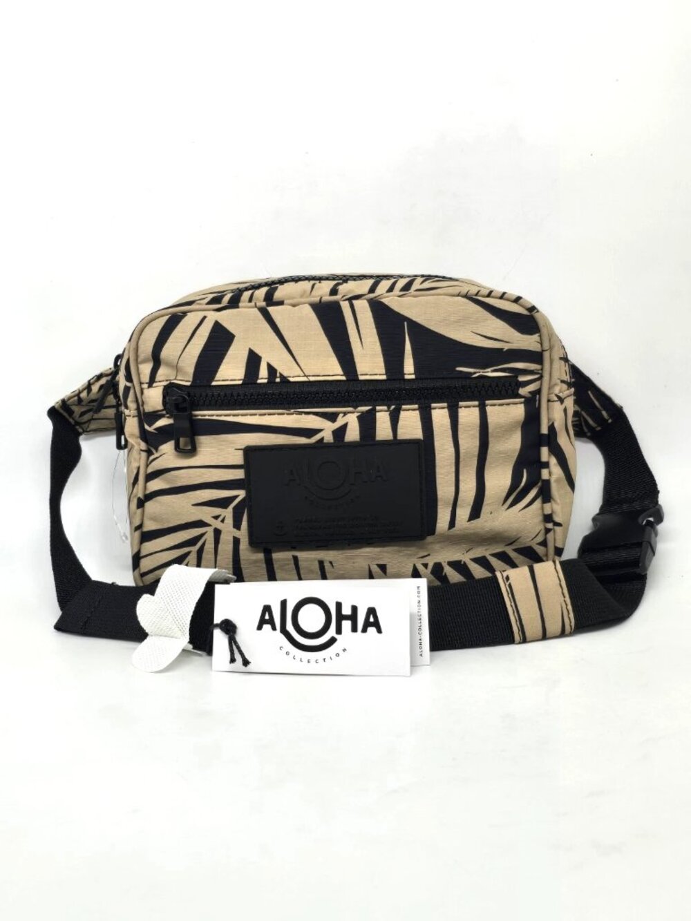 ALOHA Collection Areca Keep It Light Lightweight Palm Leaf Crossbody Hip Pack